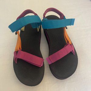 Multi Colored Platform Tevas